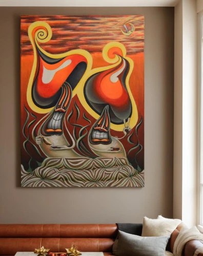 indigenous painting,aboriginal painting,abstract cartoon art,abstract painting,modern decor,interior decor,aboriginal art,contemporary decor,molas,aboriginal artwork,african art,abstract artwork,decorative art,interior decoration,wall decor,bohemian art,wall decoration,khokhloma painting,mushroom landscape,coral swirl