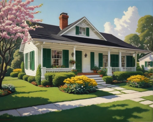 home landscape,house painting,summer cottage,country cottage,little house,cottage,houses clipart,country house,farm house,woman house,small house,farmhouse,traditional house,beautiful home,home house,landscaper,house shape,green lawn,miniature house,bungalow,Illustration,Realistic Fantasy,Realistic Fantasy 03
