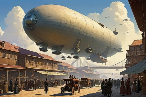 airships,airship,dirigible,dirigibles,zeppelins,schuiten,schuitema,blimp,skyship,aerostat,zeppelin,air ship,blimps,gas balloon,aerostats,hindenburg,steamboy,sci fiction illustration,cardington,landship