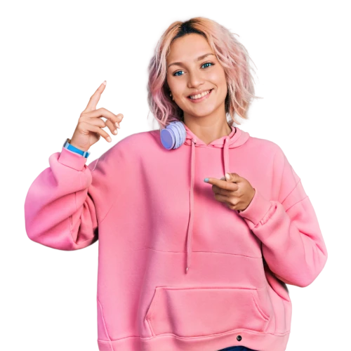 wallis day,pink background,sweatshirt,pink vector,hoodie,bubblegum,bea,sweatshirts,portrait background,gapkids,spearritt,earbuds,sweater,skullcandy,marzia,earphones,headphones,pulli,dagi,spotify icon,Conceptual Art,Fantasy,Fantasy 07