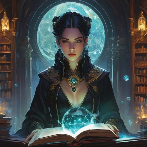 spellbook,magic grimoire,librarian,sorceress,spellcasting,sorceresses,sorcerous,fortuneteller,magic book,book wallpaper,seregil,fantasy portrait,spellcasters,bibliophile,sorceror,arcanjo,magick,divination,conjurer,magickal