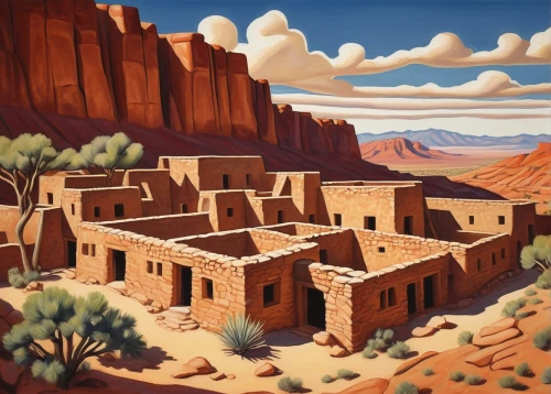 navajo,acoma,pueblo,abiquiu,puebloans,pueblos,cochiti,puebloan,tohono,desert landscape,mesas,desert desert landscape,zuni,pueblito,navaho,kolob,bamaca,hopi,kanab,santa fe,Art,Artistic Painting,Artistic Painting 39