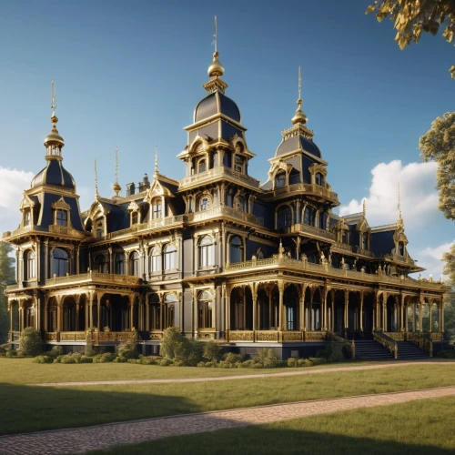 victoriana,victorian,victorian house,gold castle,fairy tale castle,old victorian,victorian style,fairytale castle,victorians,chateau,chortens,mansion,frederic church,render,ghost castle,castelul peles,europe palace,chhatris,chateauesque,driehaus,Photography,General,Realistic