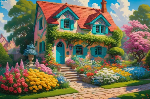 home landscape,little house,summer cottage,small house,beautiful home,cottage,house painting,country cottage,dreamhouse,cottage garden,houses clipart,woman house,lonely house,country house,fairy house,miniature house,house in the forest,home house,witch's house,farm house,Art,Classical Oil Painting,Classical Oil Painting 15