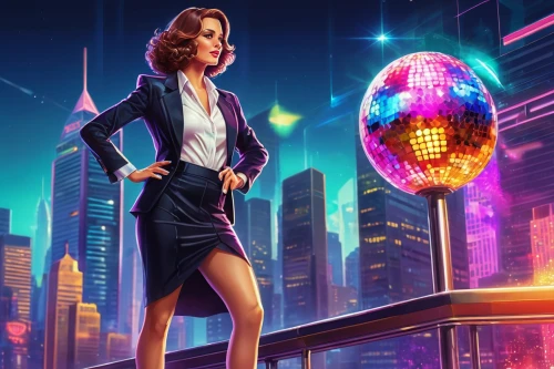 megapolis,neon human resources,businesswoman,discotek,superagent,cybercity,moneypenny,birds of prey-night,cybertown,sci fiction illustration,discotheque,timecop,night administrator,business woman,disco,supercasino,jarvis,argost,discotheques,holtzman,Illustration,Realistic Fantasy,Realistic Fantasy 38