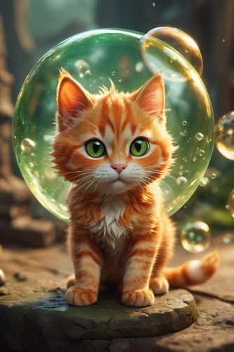 ginger kitten,catmull,bubbles,orange tabby cat,bubble,red tabby,crystal ball,green bubbles,kittelsen,kittani,katchen,orange tabby,ginger cat,cute cat,felino,soap bubbles,cat image,catterson,catano,little planet,Photography,General,Cinematic
