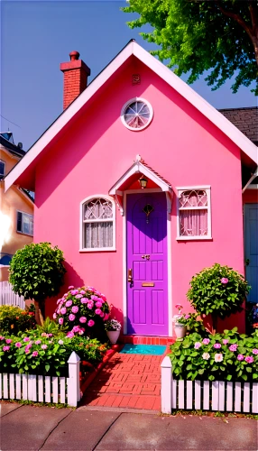 bungalow,miniature house,little house,dreamhouse,doll house,houses clipart,small house,house painting,house shape,bungalows,summer cottage,woman house,guesthouse,casita,beachhouse,doll's house,kitschy,3d render,townhouse,toontown,Illustration,Realistic Fantasy,Realistic Fantasy 38