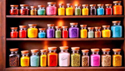 bottles of essential oils,potions,colored spices,apothecary,cosmetics jars,apothecaries,spices,perfumery,perfume bottles,tinctures,pigments,glass bottles,reagents,soap shop,vials,spice rack,cosmetics,colorants,naturopathic,perfumers,Conceptual Art,Fantasy,Fantasy 24