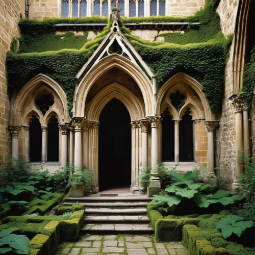cloister,cloisters,buttresses,courtyards,batsford,monastery garden,sunken church,priory,forest chapel,buttressed,courtyard,portal,crypt,buttress,inside courtyard,monastic,buttressing,garden elevation,wayside chapel,magdalen,Art,Artistic Painting,Artistic Painting 07