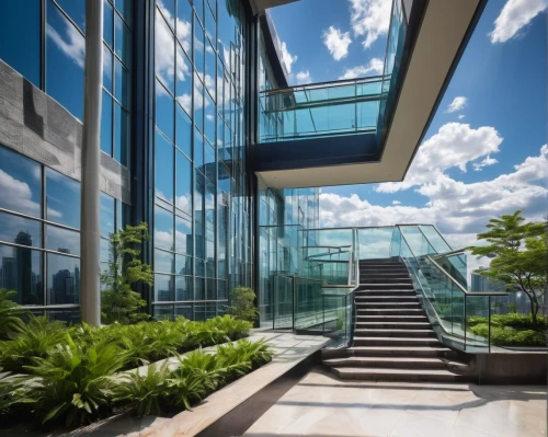 glass facade,skybridge,glass building,skywalks,the observation deck,phototherapeutics,glass wall,atriums,glass facades,observation deck,office building,structural glass,penthouses,skywalk,office buildings,company headquarters,modern office,modern architecture,skyways,embl,Art,Artistic Painting,Artistic Painting 26