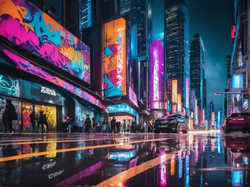 colorful city,times square,time square,new york streets,ny,mongkok,nyc,neons,new york,colored lights,broadway,newyork,shinjuku,kabukiman,nytr,nyclu,tribute in lights,neon lights,urban,city lights,Conceptual Art,Graffiti Art,Graffiti Art 07