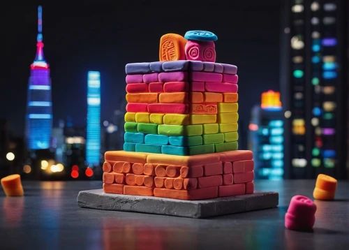 lego pastel,tetris,rainbow cake,blokus,neon cakes,wedding cake,toy brick,lego brick,lego building blocks,toy blocks,birthday cake,lego blocks,a cake,building blocks,layer cake,colorful city,slice of cake,basil's cathedral,building block,voxel,Unique,3D,Clay