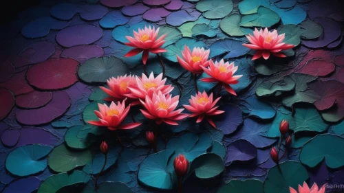 flower wallpaper,lotuses,pink water lilies,chrysanthemum background,water lilies,waterlilies,flower painting,flower background,lotus flowers,floral rangoli,waterlily,abstract flowers,floral digital background,flower art,water flowers,colorful flowers,blooming lotus,amoled,water lotus,african daisies,Illustration,Realistic Fantasy,Realistic Fantasy 25