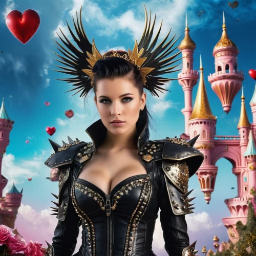 queen of hearts,fantasy picture,fantasy art,fairy tale character,fantasy woman,fairy tale,fantasyland,fantasy girl,fairy tale icons,dreamlover,fairy queen,3d fantasy,behenna,miss circassian,ruslana,fairyland,princess sofia,image manipulation,beren,fairy tale castle,Photography,Artistic Photography,Artistic Photography 08