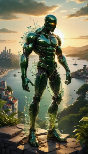 crysis,doombot,metallo,bionicle,steel man,invigoration,metroid,samus,spartan,cyrax,crytek,patrol,matoran,superhero background,ironman,frogman,wakanda,robotman,krakus,hammerman,Illustration,Japanese style,Japanese Style 05