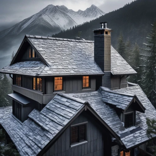 house in mountains,house in the mountains,mountain hut,the cabin in the mountains,snow house,mountain huts,winter house,snow roof,lonely house,log cabin,roof landscape,wooden house,log home,alpine hut,house roofs,slate roof,house in the forest,chalet,dormer,dreamhouse,Illustration,Retro,Retro 25