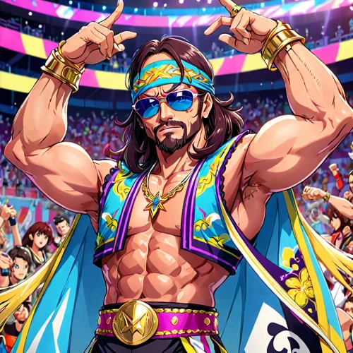 hiromu,hirooki,cibernetico,sanada,macho,katsuyori,kornreich,seth,osw,edge muscle,wrestlemania,poffo,shokan,hakan,daivari,kanyon,sandow,sandokan,shinsuke,siaki,Anime,Anime,Traditional