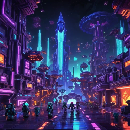 fantasy city,cybertown,cybercity,metropolis,cyberia,futuristic landscape,space port,cyberpunk,aurora village,microdistrict,cyberworld,cyberport,coruscant,colorful city,barrayaran,areopolis,scifi,alien world,dreamsville,fantasy world