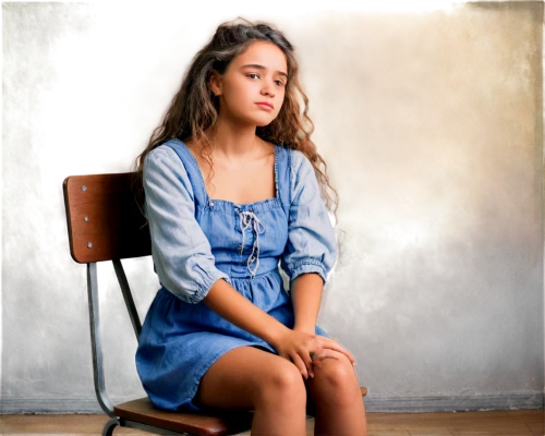 jauregui,girl sitting,sitting on a chair,woman sitting,colorizing,oil painting,portrait background,cote,hermione,allyson,photo painting,girl in overalls,denim skirt,in seated position,colorization,antique background,oil on canvas,katrina,oil painting on canvas,sitting,Art,Classical Oil Painting,Classical Oil Painting 09