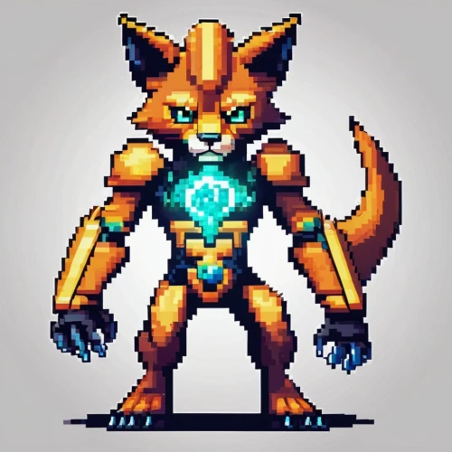 cheetor,sand fox,pixel art,starfox,larfleeze,chakramon,tigor,alakazam,outfox,desert fox,a fox,medabot,coyote,fox,voxel,pixel,digimon,pixelgrafic,hipotecario,takanuva