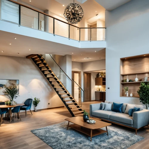 loft,lofts,luxury home interior,modern decor,contemporary decor,interior modern design,modern living room,modern style,home interior,penthouses,staircase,interior design,beautiful home,stairs,modern house,outside staircase,winding staircase,wooden stair railing,living room,wooden stairs,Photography,General,Realistic