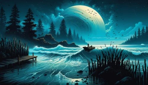 lunar landscape,moon and star background,moonscapes,moonscape,beautiful wallpaper,fantasy landscape,moonlit night,fantasy picture,moon at night,the moon,lunar,hanging moon,jupiter moon,futuristic landscape,space art,world digital painting,earth rise,night scene,samsung wallpaper,sci fiction illustration,Illustration,Realistic Fantasy,Realistic Fantasy 25