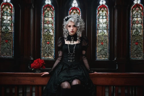 gothic portrait,gothic dress,gothic style,gothic woman,victoriana,victorian style,victorian,victorian lady,gothic,dark gothic mood,gothicus,old victorian,isoline,lacrimosa,vicar,black rose,countess,vampire lady,goth woman,ecclesiastic,Art,Classical Oil Painting,Classical Oil Painting 14