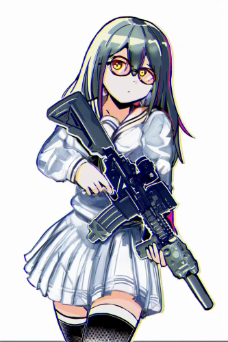 fukawa,tatsuta,gfl,tenryu,fal,npt,m4a1 carbine,ppq,sayoko,pdw,tokarev,girl with gun,cqb,underarmed,bullpup,opabunmi,skorpion,carbine,type 219,rifle