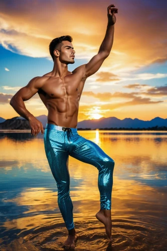 ammerman,merman,yoga guy,kammerman,dammerman,surya namaste,pattabhi,vinyasa,aljaz,polykleitos,atlantean,male ballet dancer,varekai,aquaman,mermen,namor,warrior pose,bikram,merfolk,yogacara,Art,Artistic Painting,Artistic Painting 23