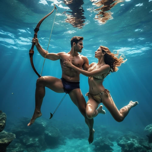 spearfishing,freediving,freediver,rope swing,snorkelers,scuba diving,divers,let's be mermaids,snorkeling,underwater background,under the water,nereids,underwater world,thermocline,under water,merfolk,bow and arrow,believe in mermaids,aquanauts,mermen,Photography,Artistic Photography,Artistic Photography 01