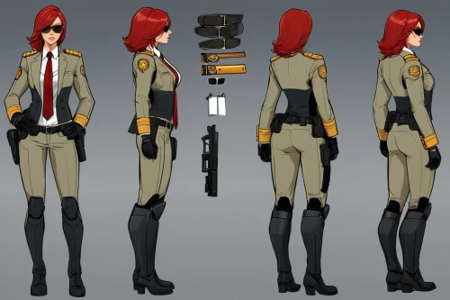 soejima,a uniform,transistor,sakazaki,mitsuru,uniform,romanoff,uniforms,military uniform,asuka langley soryu,kuribayashi,spy visual,turnarounds,concept art,cinnabar,rutile,motoko,police uniforms,female nurse,lady medic,Unique,Design,Character Design