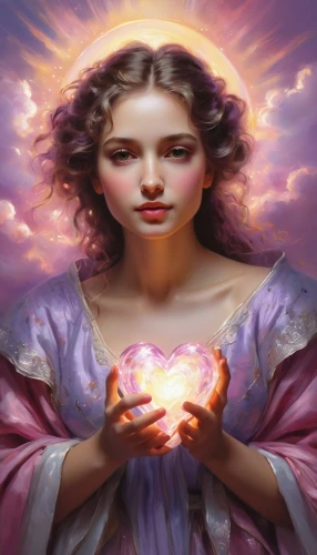 divine healing energy,mediumship,heart chakra,mystical portrait of a girl,rosicrucians,queen of hearts,divination,divinations,magick,valentierra,rosicrucianism,fire heart,persephone,spellcasting,spiritualist,heart pink,the heart of,rosicruciana,euphemia,rose of sharon,Conceptual Art,Oil color,Oil Color 09