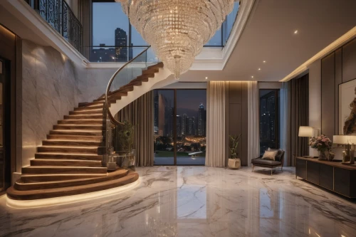 luxury home interior,penthouses,luxury property,interior modern design,luxury home,staircase,hallway,outside staircase,interior design,luxury bathroom,hallway space,beautiful home,contemporary decor,modern decor,entryway,home interior,chandelier,interior decoration,great room,luxe,Photography,General,Natural
