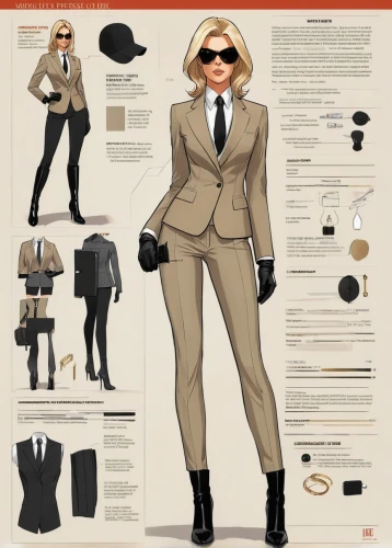 fashion vector,woman in menswear,businesswoman,spy visual,business woman,retro paper doll,business girl,tailcoat,inspecteur,superspy,spy,agentes,policewoman,secret agent,bussiness woman,secretaria,secretarial,men's suit,paralegal,tailcoats,Unique,Design,Character Design