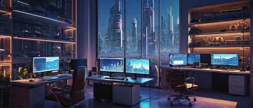 computer room,modern office,the server room,cybertown,cybercity,computer workstation,cyberport,cyberscene,computerworld,cybertrader,computerized,pc tower,cyberview,cyberpunk,cyberia,mainframes,workstations,fractal design,cyberworld,offices,Illustration,Retro,Retro 18