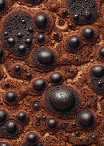 leather texture,rusty door,molten,rusty chain,chocolate chips,trypophobia,droplets,spherules,lebkuchen,chocolate balls,water drops,droplets of water,waterdrops,mandelbulb,water droplets,ganache,coffee background,brownii,oxidation,chocolate,Illustration,American Style,American Style 01