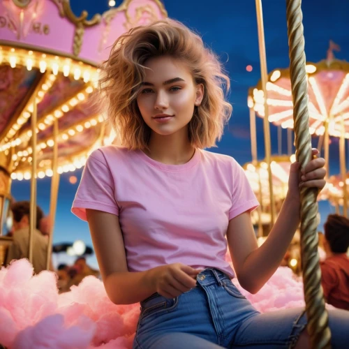 girl in t-shirt,kiernan,carousel,lily-rose melody depp,pink background,hailey,jeans background,zella,pink beauty,pink balloons,cute,joyland,cotton candy,flamingo,fairground,sabrina,marnie,pey,tshirt,fabulous,Photography,Documentary Photography,Documentary Photography 15
