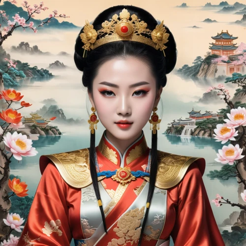 oriental princess,sanxia,oriental painting,jianyin,oiran,yunxia,jingqian,diaochan,concubine,jinling,yuanpei,geisha girl,qianfei,oriental girl,rongfeng,daiyu,yi sun sin,zhiyuan,jianxing,wuhuan,Unique,Design,Knolling