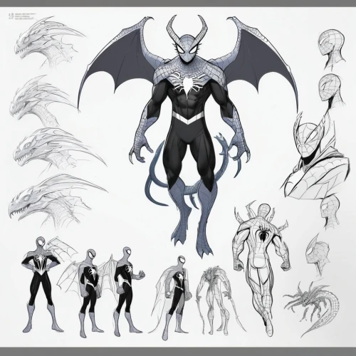 batwing,oeming,drow,dark elf,daemons,demonology,lolth,guyver,oryxes,concept art,darkhawk,roughs,devilman,redesigns,wodrow,layouts,insectoid,archons,nekron,demoness,Unique,Design,Character Design