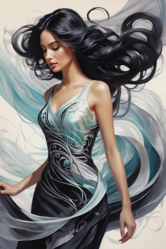 fluidity,sigyn,lightwood,amphitrite,fantasy art,swirling,kahlan,mermaid background,fathom,spiral background,evanescence,karou,sirene,sylphs,sirena,whirlwinds,selene,spinaway,soulforce,undine,Conceptual Art,Daily,Daily 32