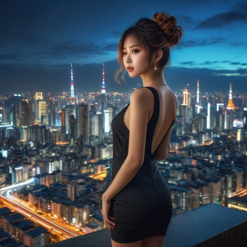 cityscape,shanghai,chengli,city skyline,city at night,asian girl,city view,guangzhou,city lights,city scape,cityscapes,yujia,asian woman,chongqing,asian vision,yangzi,lumpur,photo session at night,asia,rooftop,Photography,General,Fantasy