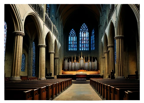 transept,presbytery,nave,ecclesiastical,evensong,episcopalianism,liturgical,chancel,choir,interior view,ecclesiatical,the interior,pipe organ,sanctuary,churchgoer,cathedrals,eucharist,main organ,interior,episcopalian,Illustration,Paper based,Paper Based 06