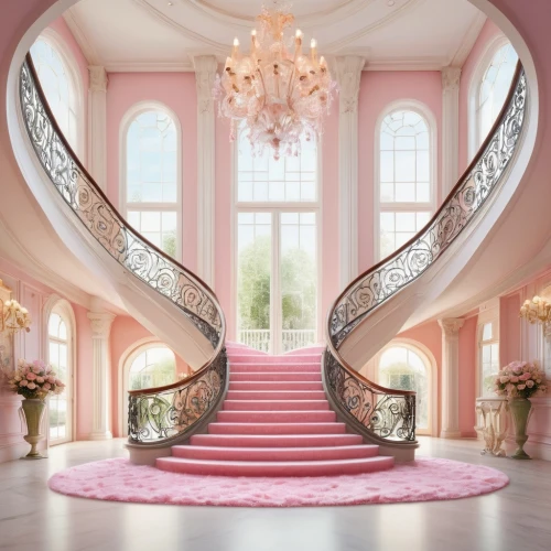 staircase,outside staircase,ornate room,cochere,entrance hall,circular staircase,ballroom,hallway,wedding hall,staircases,ritzau,poshest,palatial,dreamhouse,opulent,palladianism,rococo,opulence,entranceway,opulently,Art,Classical Oil Painting,Classical Oil Painting 38