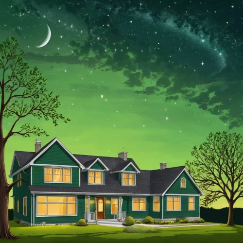 houses clipart,dreamhouse,house silhouette,night scene,house painting,home landscape,greenhut,aaaa,green aurora,moon and star background,background vector,guesthouses,green living,houses silhouette,guesthouse,housedress,country house,farmhouse,starry sky,brighthouse,Unique,Design,Blueprint