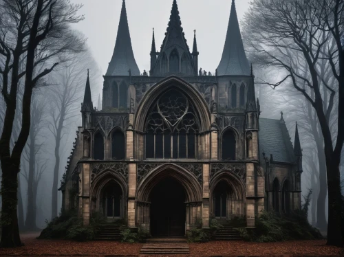 haunted cathedral,gothic church,neogothic,gothic style,the black church,black church,gothic,nidaros cathedral,cathedrals,dark gothic mood,cathedral,ecclesiastical,buttresses,ecclesiatical,ecclesiastic,gothicus,buttressed,sepulchres,buttressing,sepulchre,Art,Artistic Painting,Artistic Painting 28