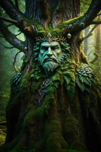 cernunnos,druidic,treebeard,greenman,radagast,druidism,forest man,fangorn,archdruid,mirkwood,druidry,cailleach,tree man,forest king lion,druids,druid,ents,herne,ent,celtic tree