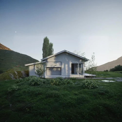 house in mountains,house in the mountains,render,modern house,house with lake,inverted cottage,dunes house,3d render,small house,3d rendering,pool house,cubic house,electrohome,lonely house,zumthor,mid century house,miniature house,mountain hut,the cabin in the mountains,model house