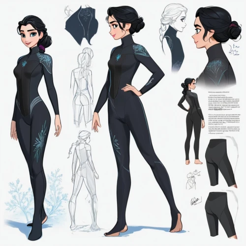 wetsuit,suyin,wetsuits,anthro,selina,vector girl,blackfire,marmora,nightwing,profile sheet,johanna,vayne,main character,black suit,revamps,stylization,atala,redesigns,katniss,redesigned,Unique,Design,Character Design