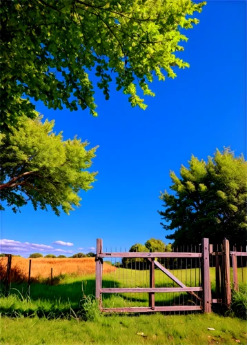 pasture fence,farm gate,fenceline,bucolic,fence posts,chilmark,oversaturated,orchards,wooden fence,farm landscape,fenceposts,bridgehampton,green meadow,fenced,pasture,country side,pastoral,pastures,pasturelands,rural landscape,Art,Classical Oil Painting,Classical Oil Painting 36
