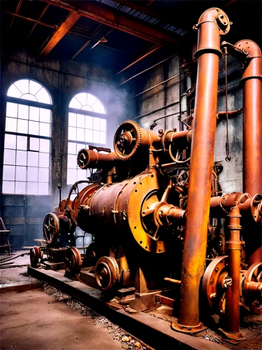 steam engine,steam power,brewery boiler,engine room,the boiler room,compressors,valves,engines,steampunk gears,combined heat and power plant,machinery,industrielles,steam locomotives,industrie,turbopumps,industrial tubes,furnaces,pipes,crankshafts,industrialist,Illustration,Realistic Fantasy,Realistic Fantasy 13